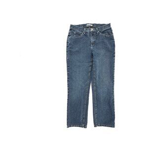 Riders by lee Classic Fit Straight Leg Women's size 10P Dark Blue Denim jeans